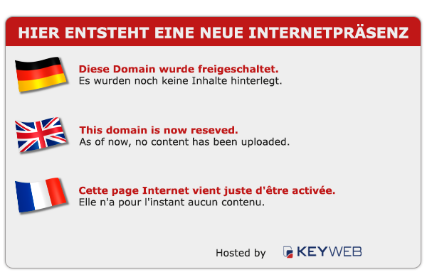 Hier entsteht eine neue Internetseite